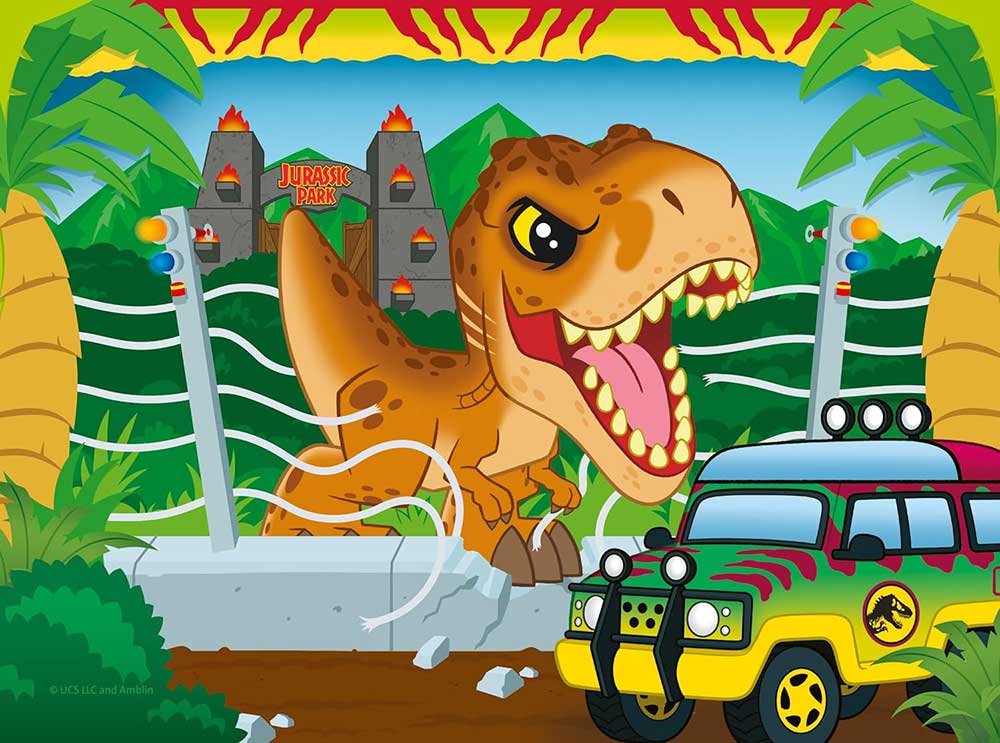 Puzzle za decu 4u1 Jurassic World Ravensburger 12004027 - dodatni pogled