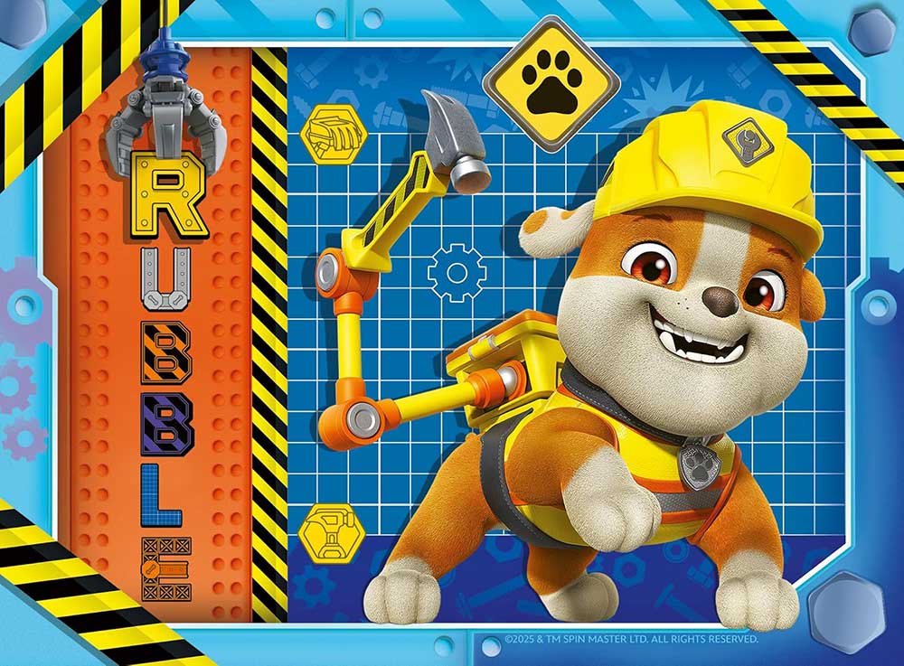 Puzzle za decu 4u1 Rabl i ekipa - Patrolne šape Ravensburger 12004188 - dodatni pogled