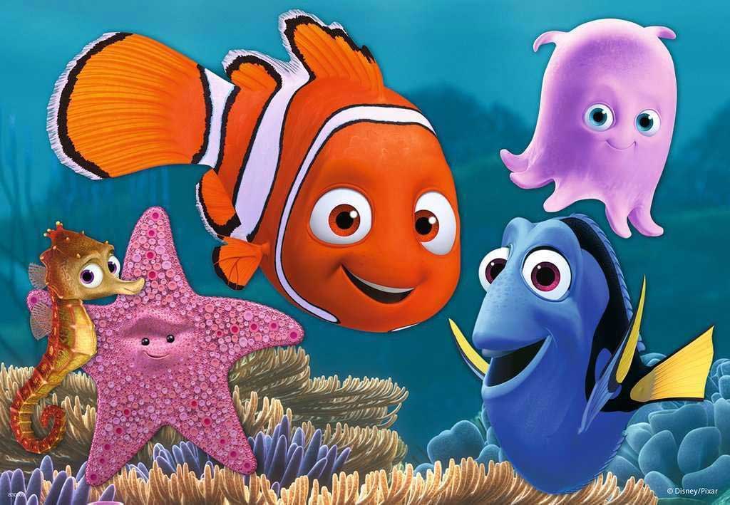 Puzzle za decu 2x12 delova Disney Nemo Ravensburger 07556 - dodatni pogled