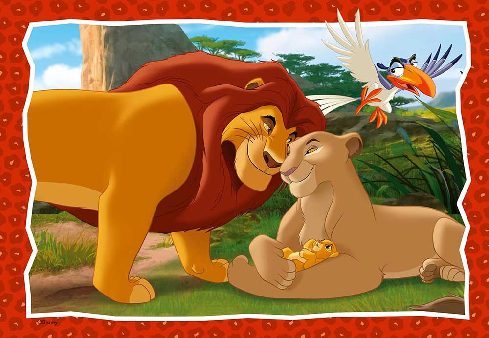 Puzzle za decu 2x24 dela Disney Kralj lavova Ravensburger 12001029 - dodatni pogled