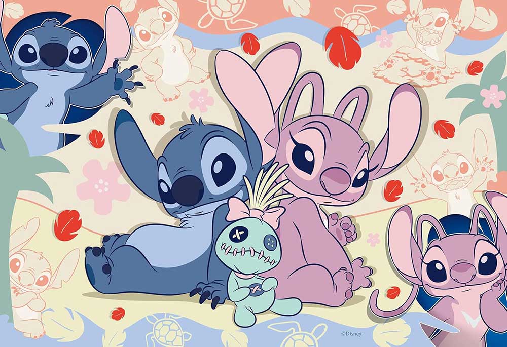 Puzzle za decu 35 delova Disney Stitch - Uživaj u zajedničkim trenucima Ravensburger 12004113 - dodatni pogled
