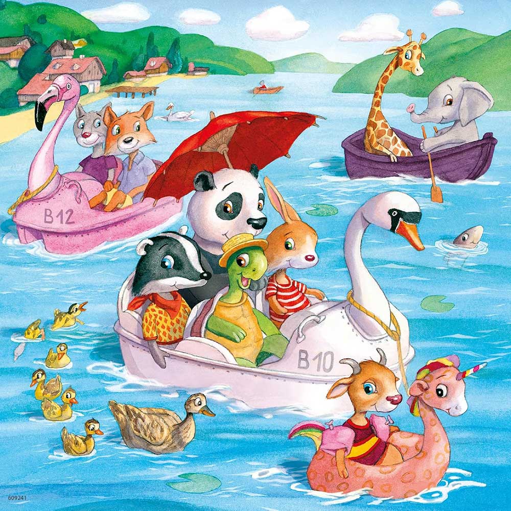 3u1 Puzzle za decu 3x49 delova Uživanje na vodi Ravensburger 05720 - dodatni pogled