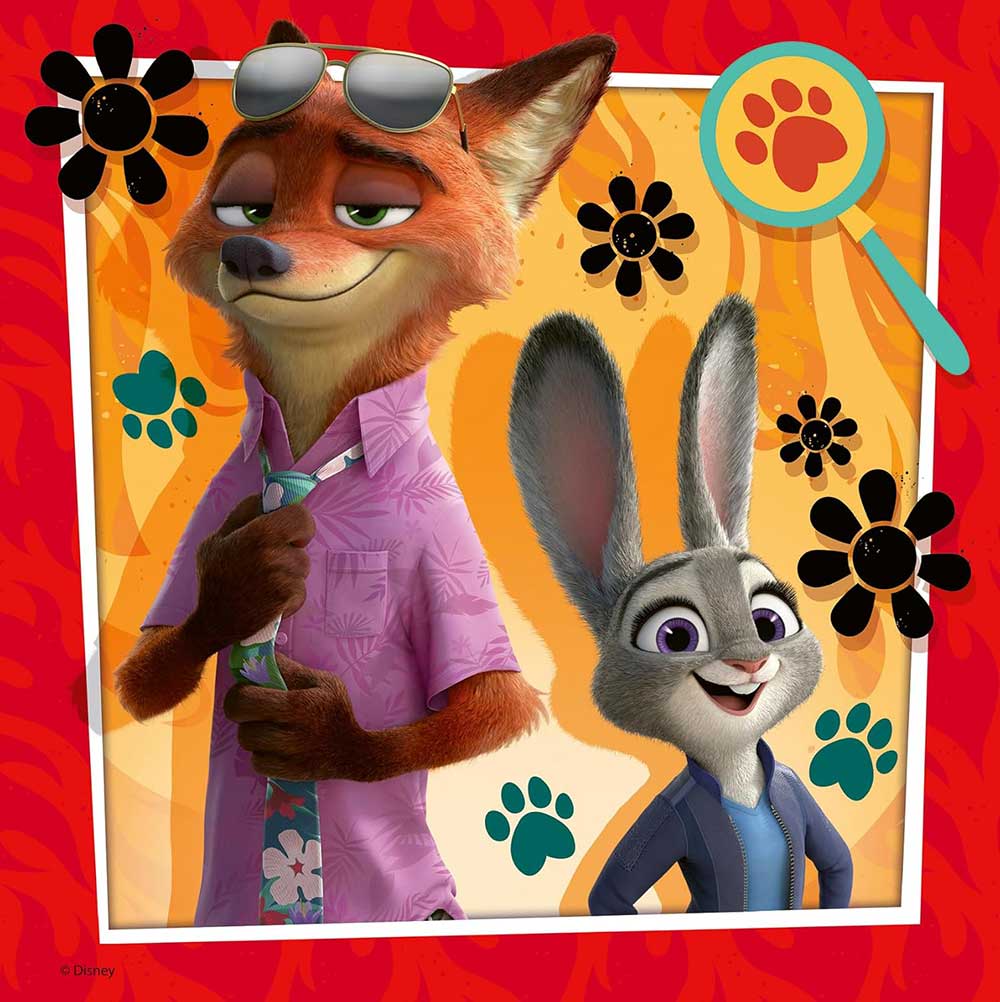 3u1 Puzzle za decu 3x49 delova Zootopia 2 Nova misija Ravensburger 12004369 - dodatni pogled