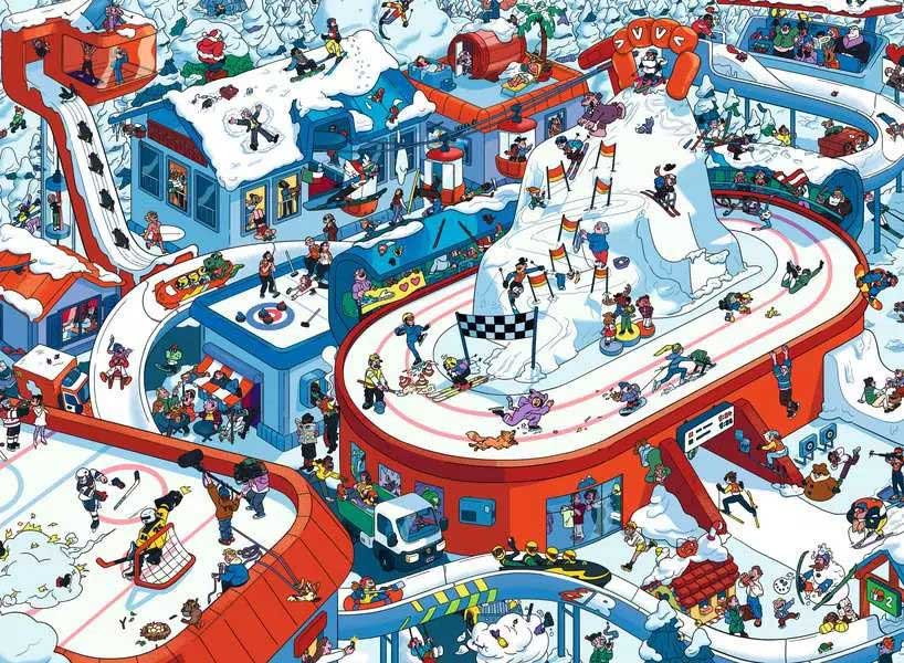 Puzzle slagalica 200XXL delova Zimski sportovi Ravensburger 12004265 - dodatni pogled