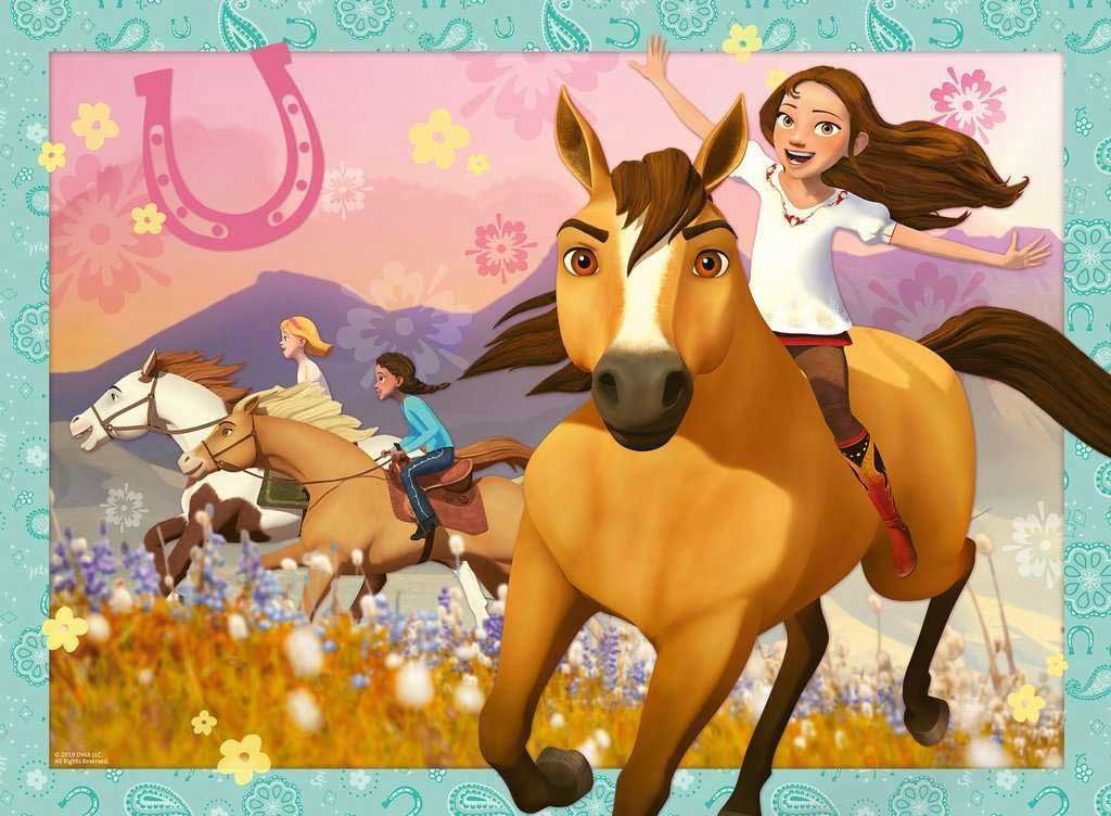 Puzzle slagalica 150XXL delova Konj Spirit Divlji i slobodan Ravensburger 10055 - dodatni pogled