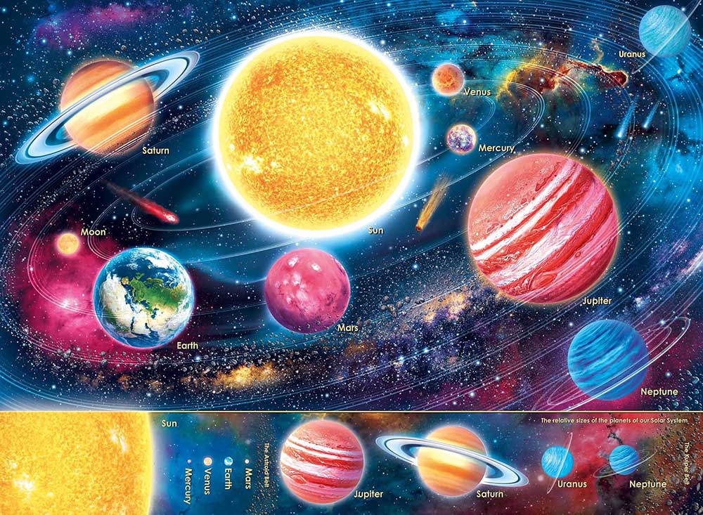 Puzzle slagalica 300XXL delova Naš solarni sistem Ravensburger 12000869 - dodatni pogled