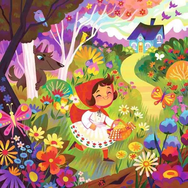 Puzzle slagalica 64 dela Crvenkapa Ravensburger 12004208 - dodatni pogled