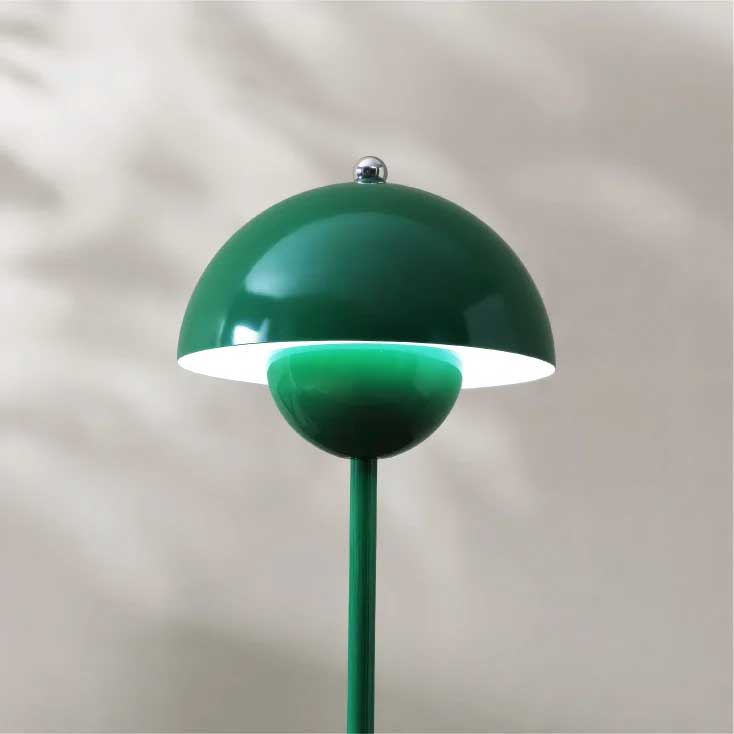 Stona LED lampa sa punjivom baterijom i dimabilnim svetlom Zelena - dodatni pogled
