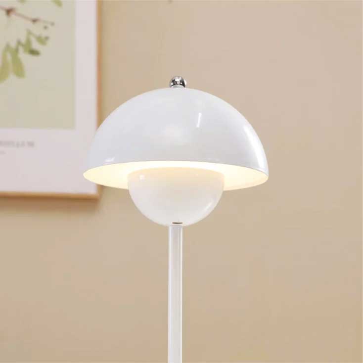 Stona LED lampa sa punjivom baterijom i dimabilnim svetlom Bela - dodatni pogled