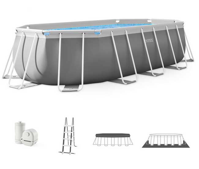 Intex Prism Frame Oval bazen sa kompletnom opremom 6.1 x 3.05 x 1.22m 26798NP - dodatni pogled