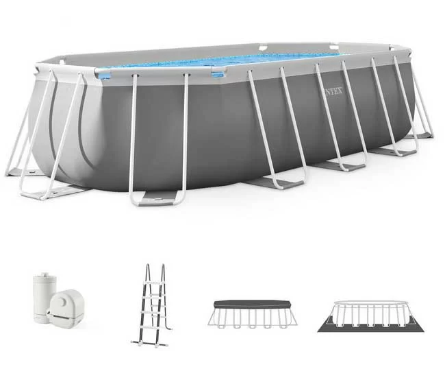 Intex Prism Frame Oval bazen sa kompletnom opremom 6.1 x 3.05 x 1.22m 26798NP