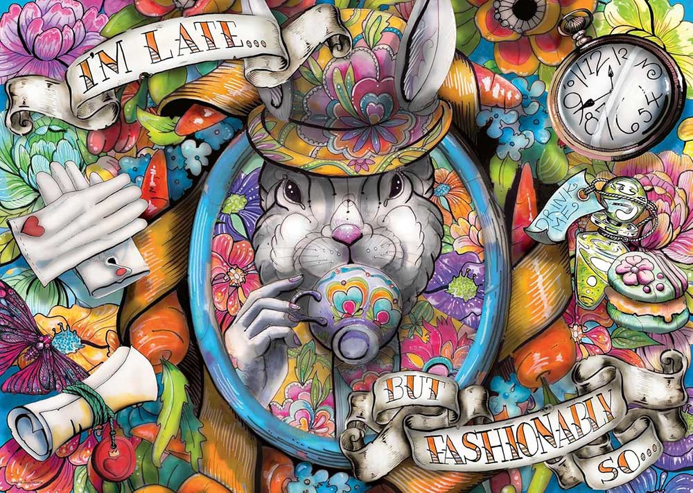 Puzzle slagalica 1000 delova Kasnim, ali to je moderno! Ravensburger 12001712 - dodatni pogled