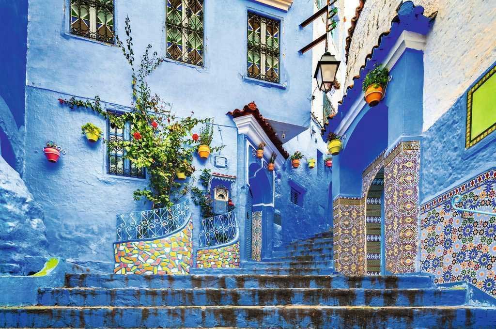 Puzzle slagalica 3000 delova Maroko u plavom Ravensburger 12001893 - dodatni pogled