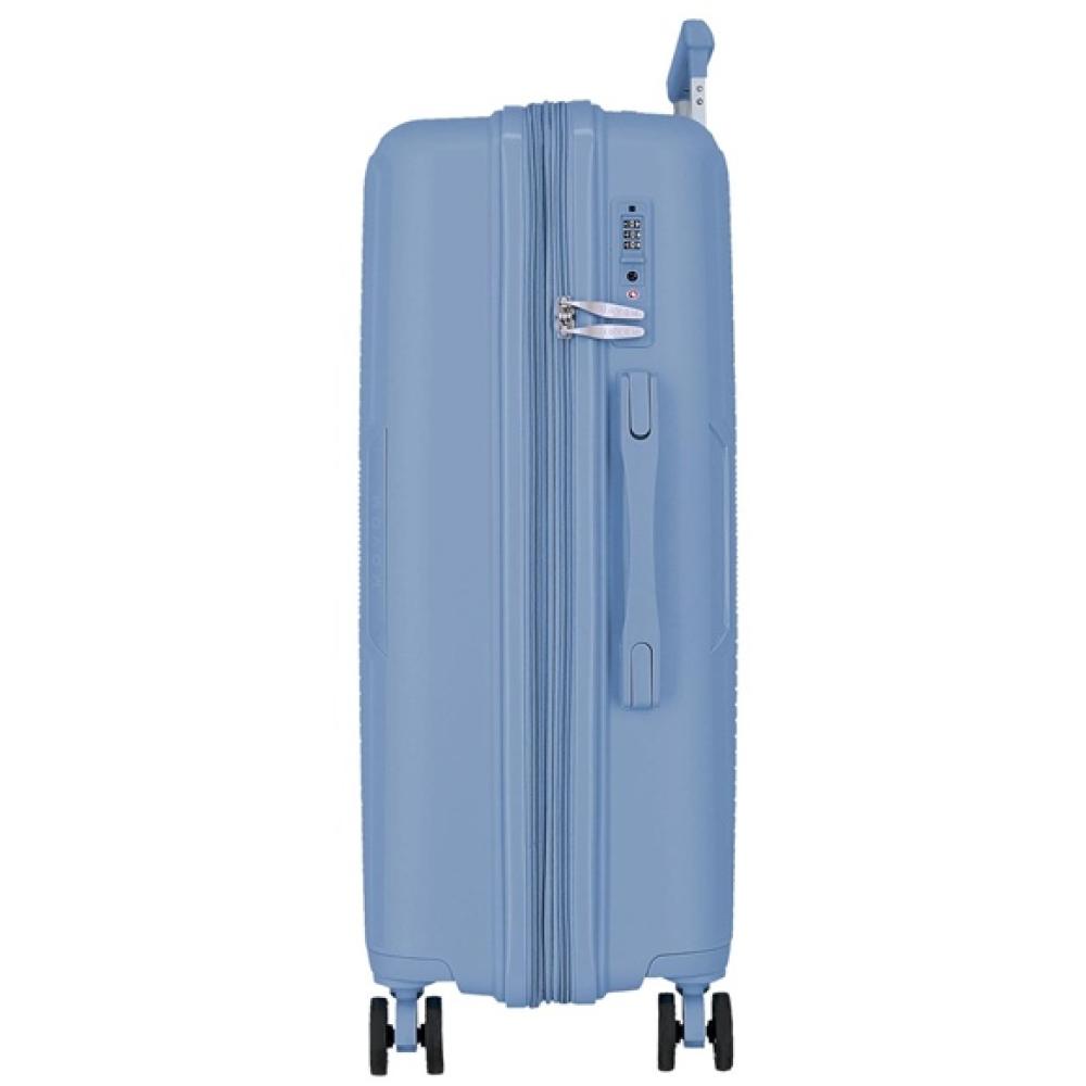 Komplet proširivih kofera od polipropilena 55cm-68cm Movom Inari light blue 53295 - dodatni pogled