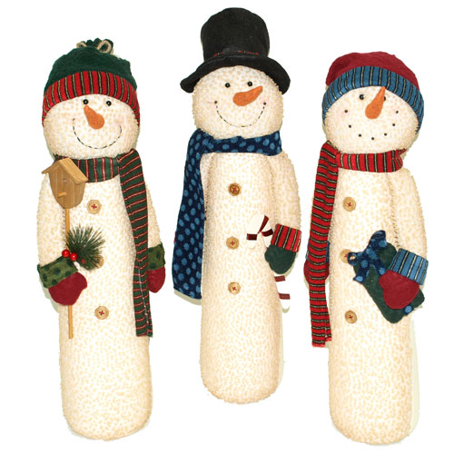 Novogodišnji ukras Sneško sa kućicom 60cm 57-110000 - dodatni pogled