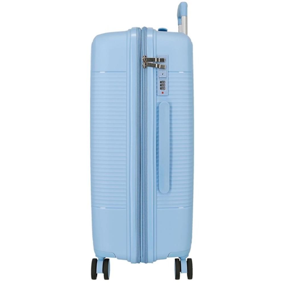 Komplet proširivih polipropilenskih kofera 55cm i 65cm Roll Road Acadia sky blue 55389 - dodatni pogled