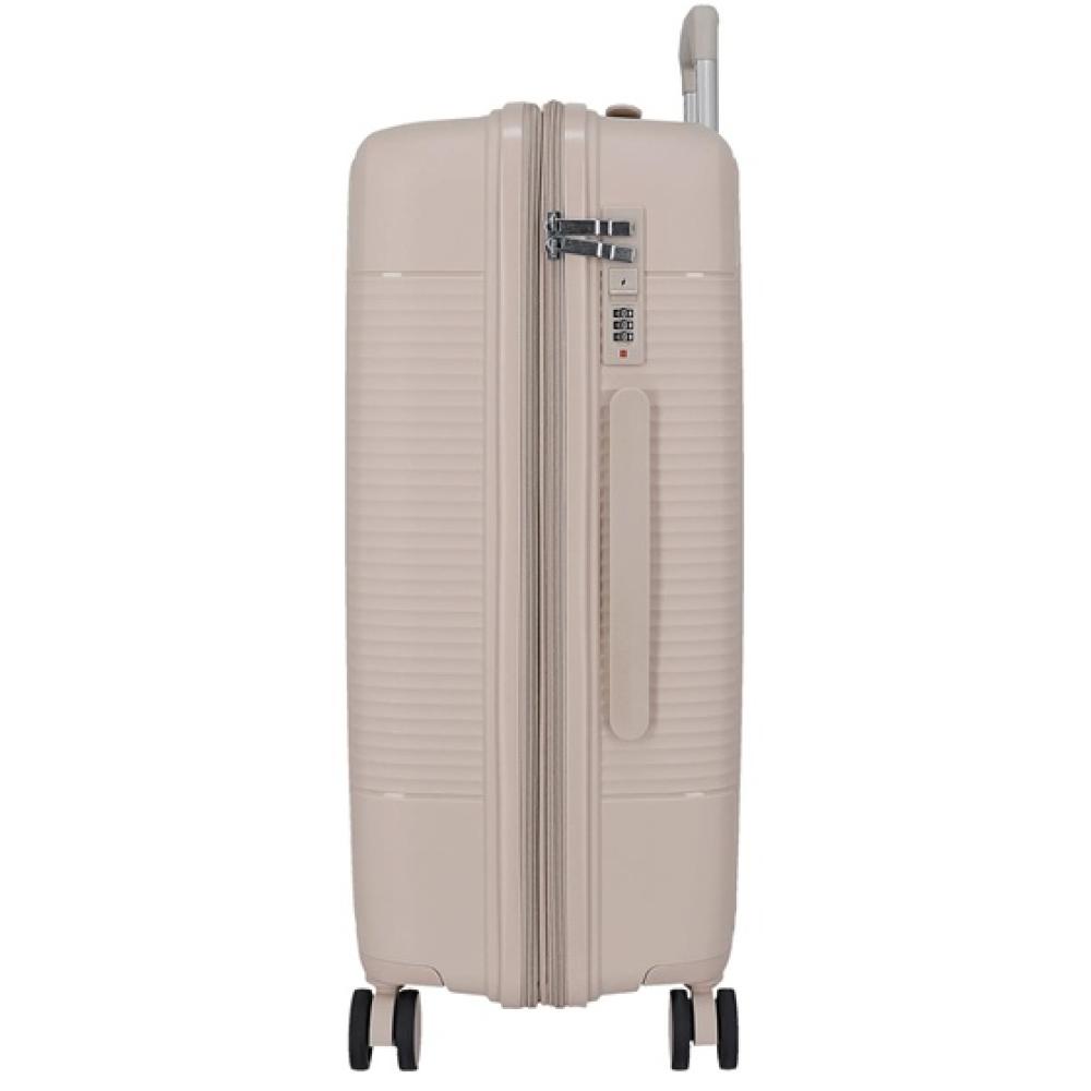 Komplet proširivih polipropilenskih kofera 55cm i 65cm Roll Road Acadia beige 55389 - dodatni pogled