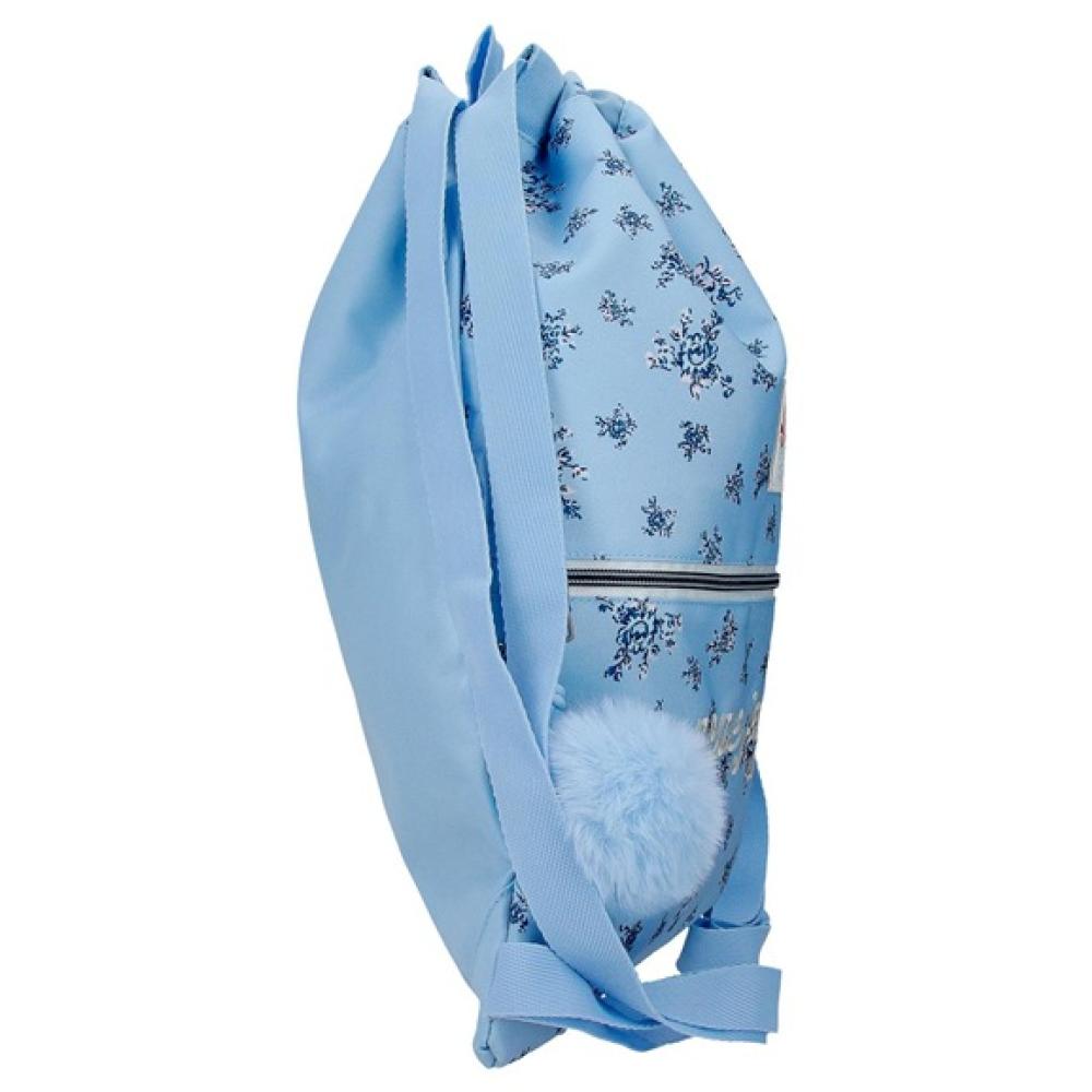 Sportska torba - ranac sa zatezanjem Pepe Jeans Olivia sky blue 60838 - dodatni pogled