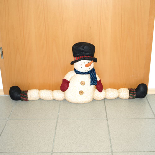 Novogodišnji ukras za vrata Sneško sa šeširom 57-111000 - dodatni pogled