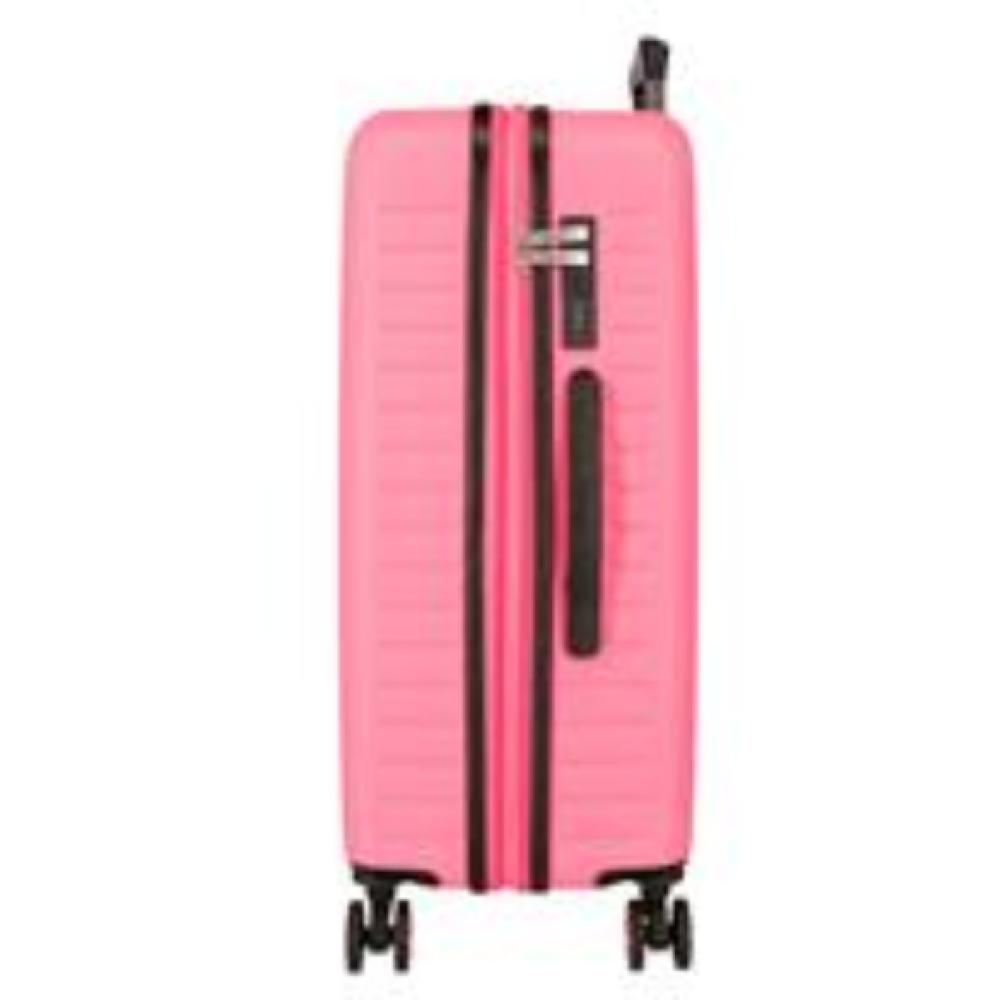 Komplet proširivih ABS kofera 55cm i 68cm PJL Montana pink 75689 - dodatni pogled