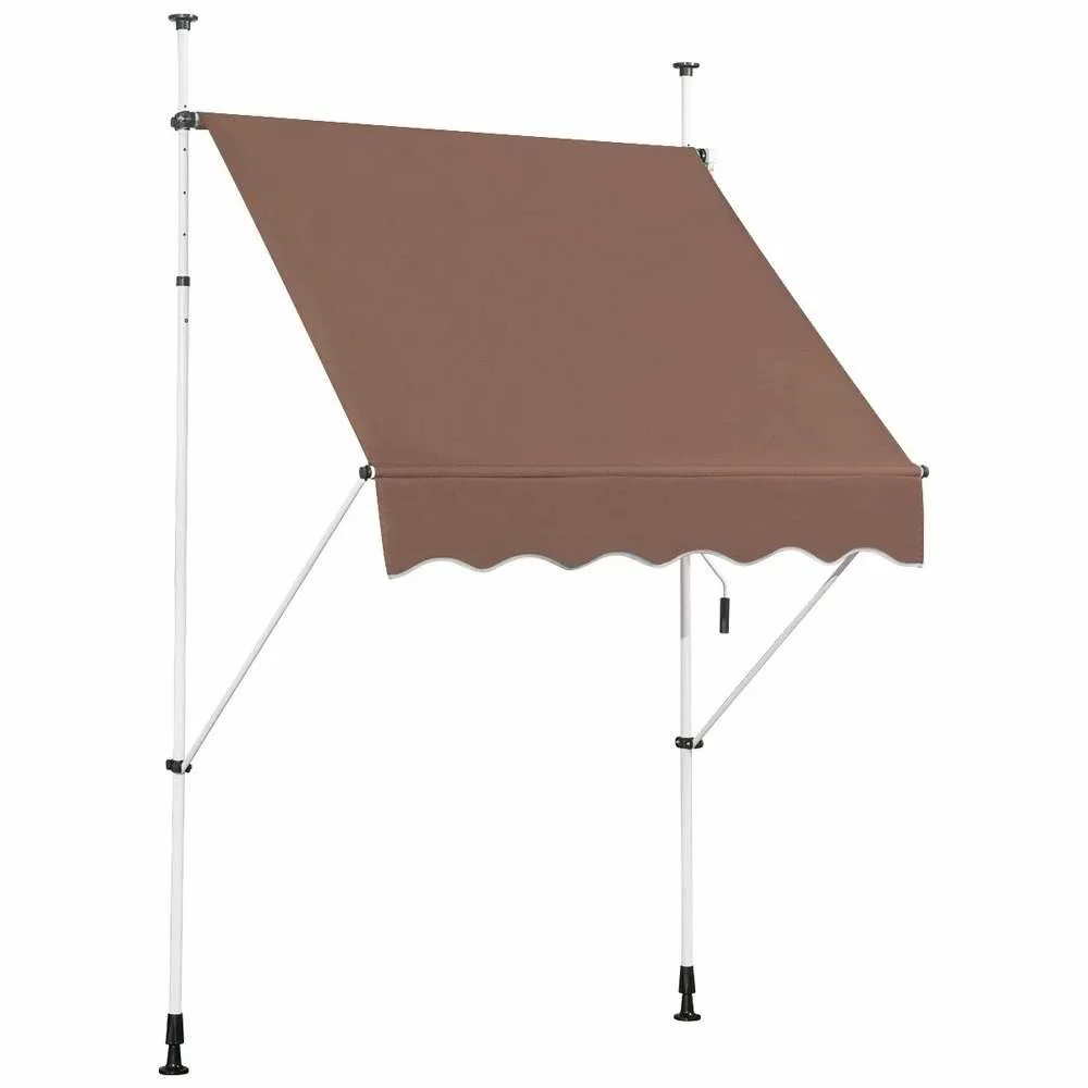 Tenda 150 x 120 cm Braon Montelux Easy Sa Teleskopskim Nosačima - Bez bušenja