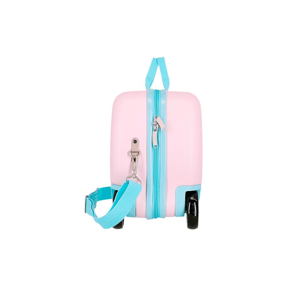 Dečiji kofer za put i vožnju Roll Road Happy Pets Owl pink 49910 - dodatni pogled