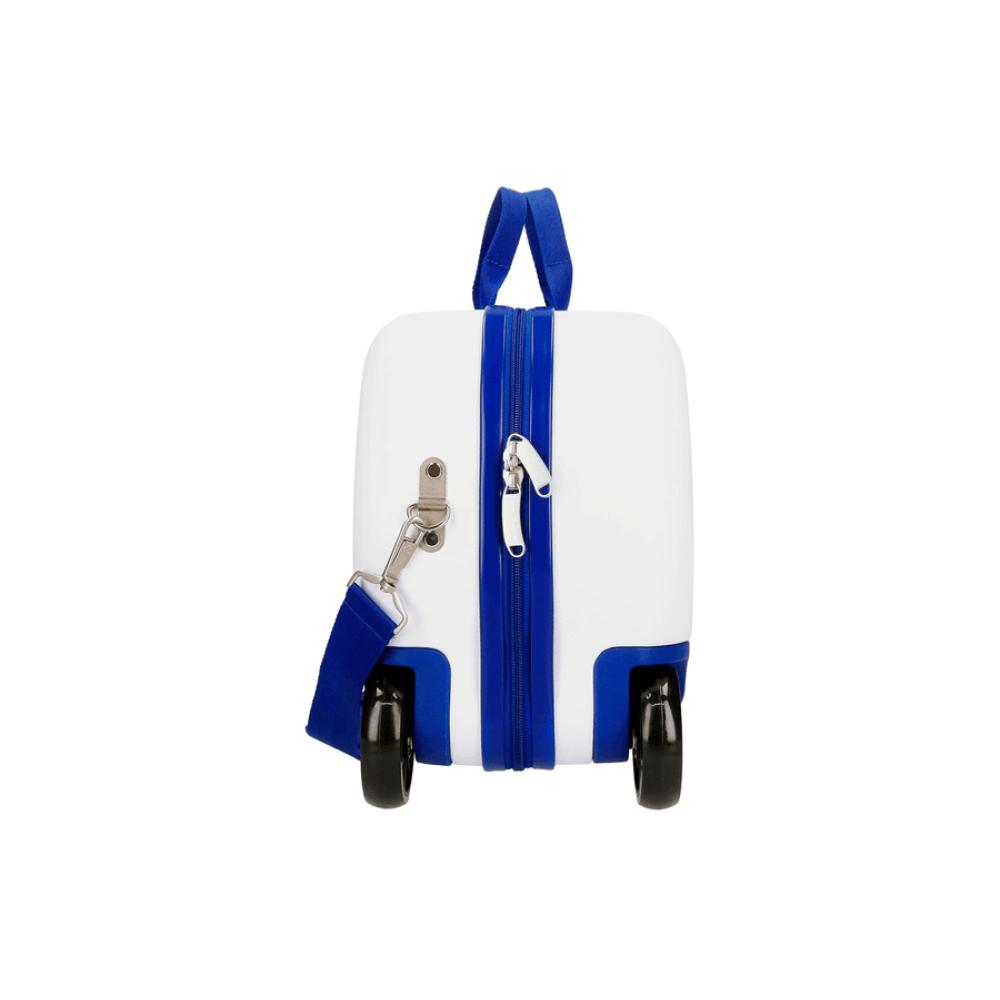 Dečiji kofer za put i vožnju Roll Road Happy Pets Teddy white 49910 - dodatni pogled