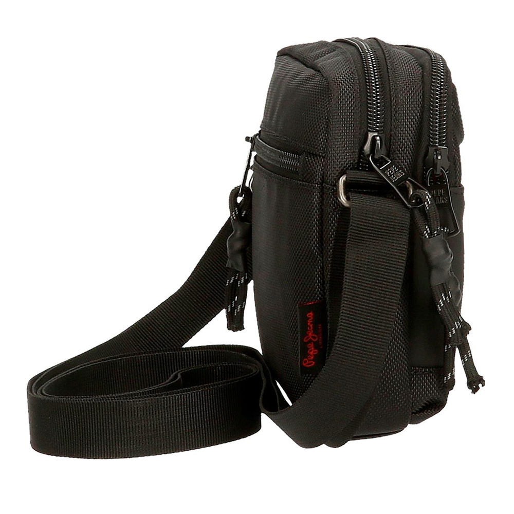Mala torba 15cm sa dve pregrade Pepe Jeans Bromley black 71751 - dodatni pogled