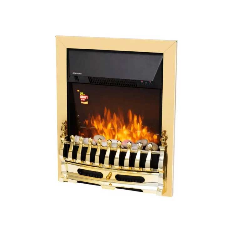 Električni ugradni kamin sa LED efektom plamena 2000W FKKI25G - dodatni pogled