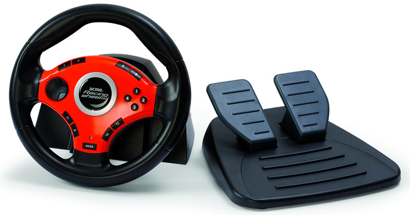 Acme USB Trkački Volan WB01 + poklon igra - dodatni pogled