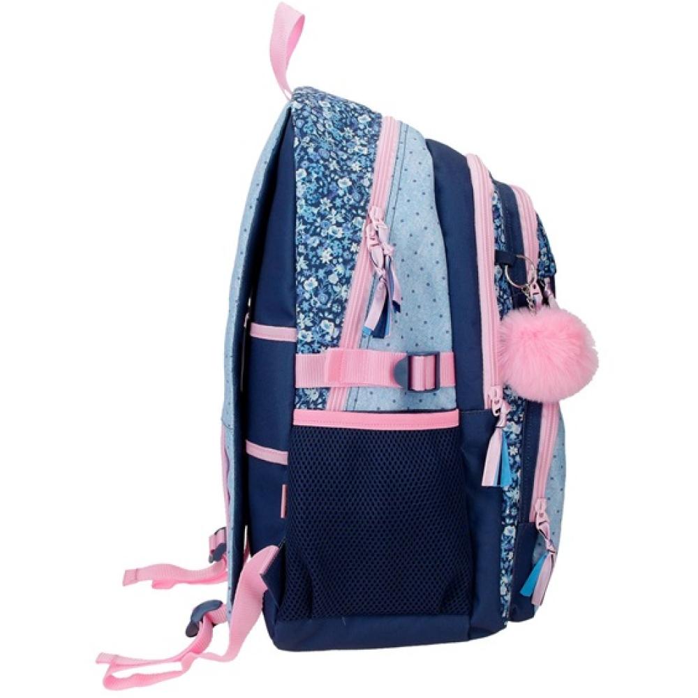 Ranac za školu 45cm Movom Spring Vibes blue 32624 - dodatni pogled