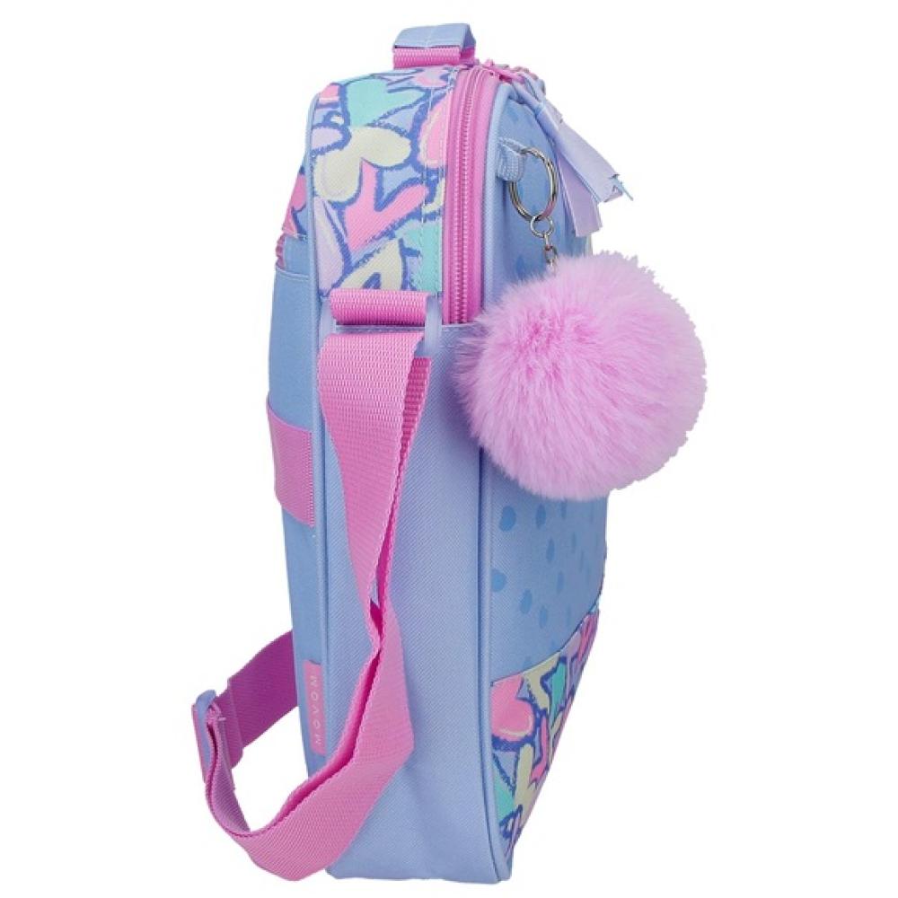 Torba za laptop ili školska torba 38cm Movom Best Wishes purple 32153 - dodatni pogled