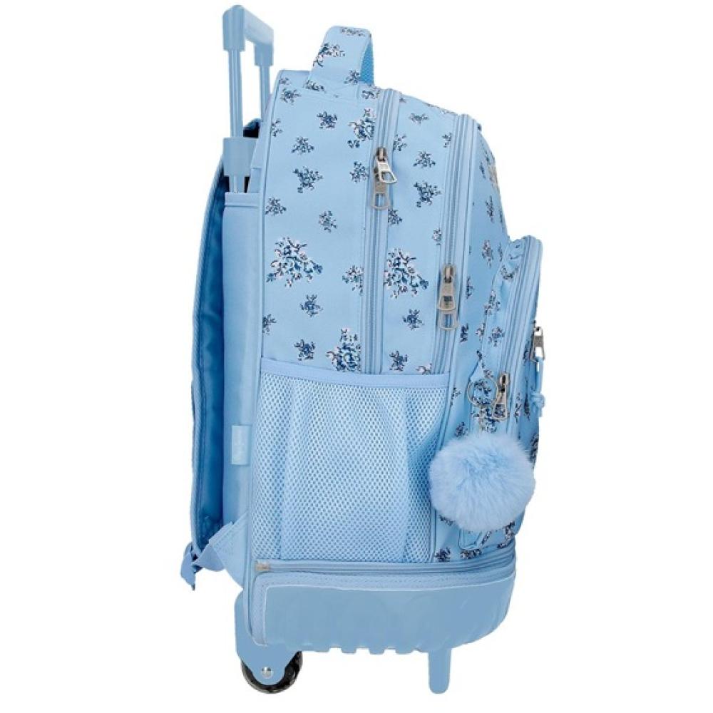 Ranac za školu 43cm sa točkićima Pepe Jeans Olivia light blue 60829 - dodatni pogled