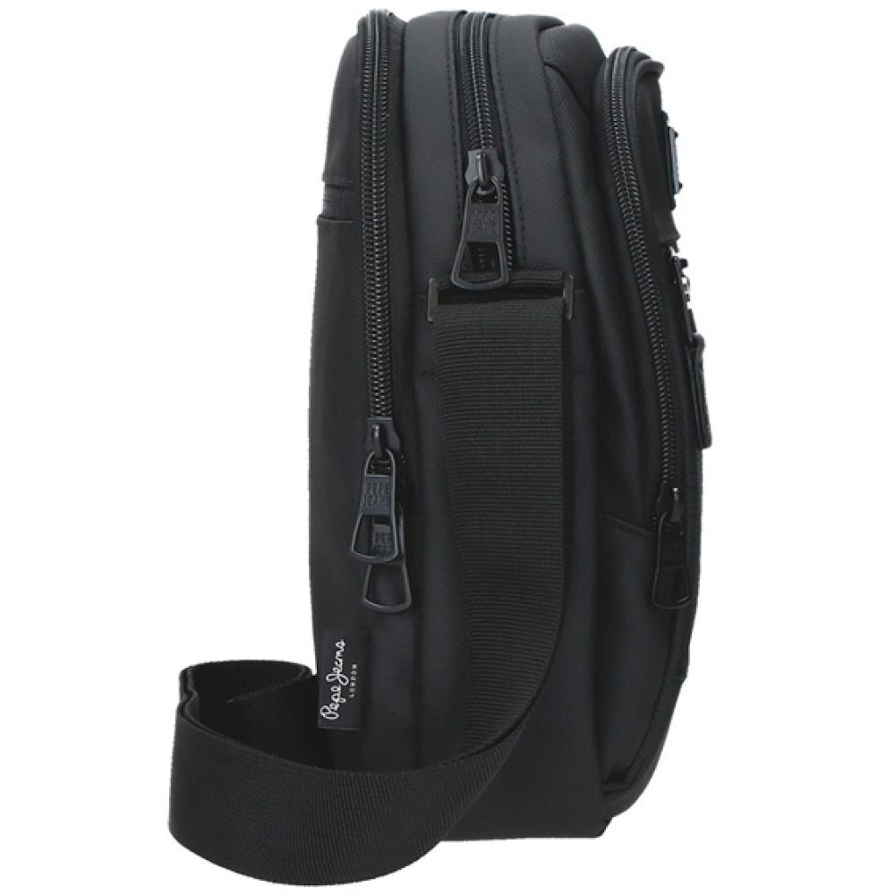 Muška torbica 27cm sa pregradom za tablet Pepe Jeans Durham black 72957 - dodatni pogled