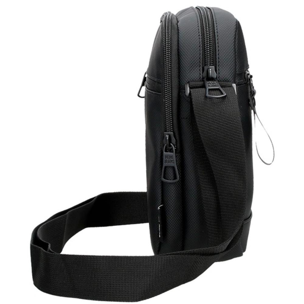 Muška torbica 22cm sa 2 pregrade PJL Dorking black 74655 - dodatni pogled
