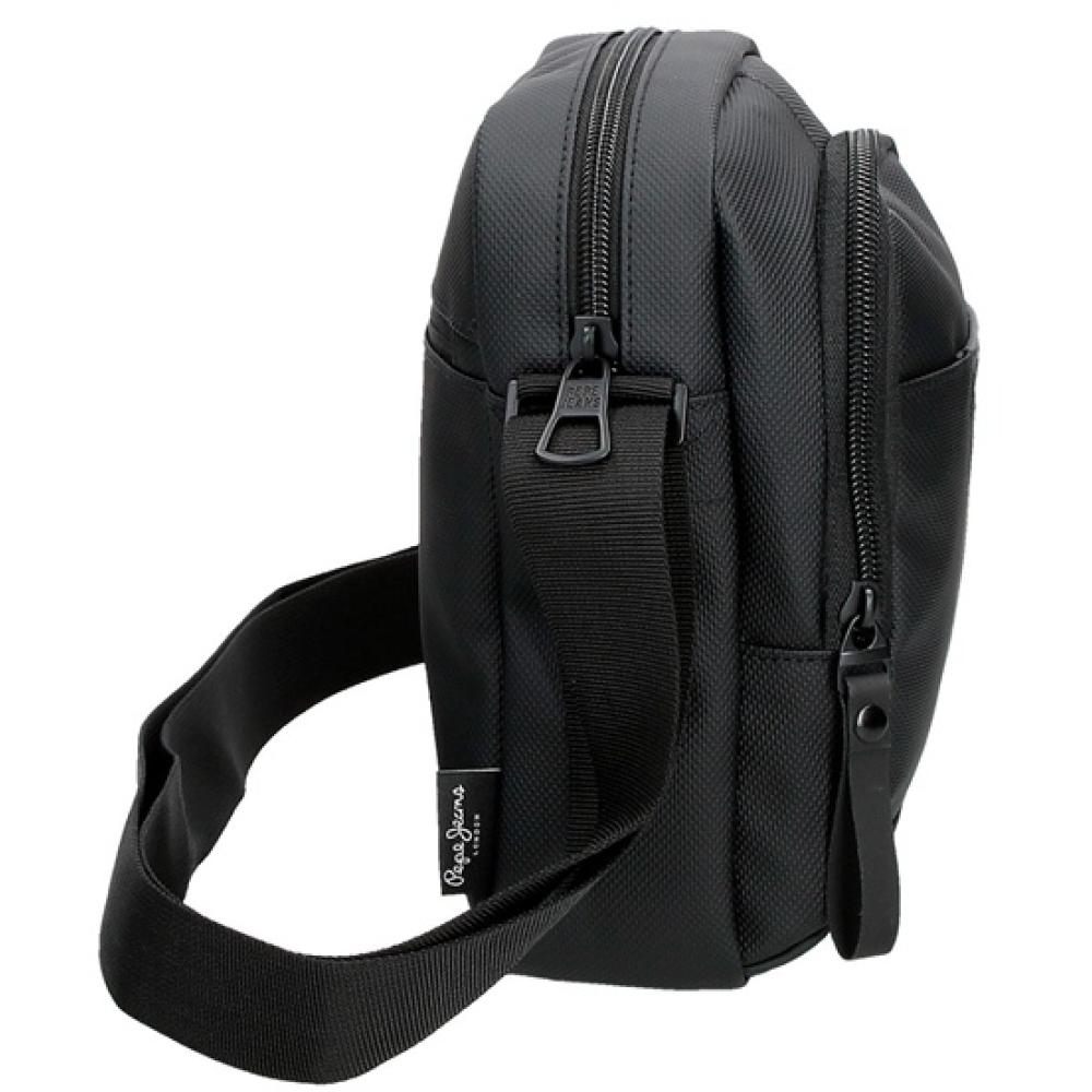 Muška torbica 22cm Pepe Jeans Dorking black 74653 - dodatni pogled