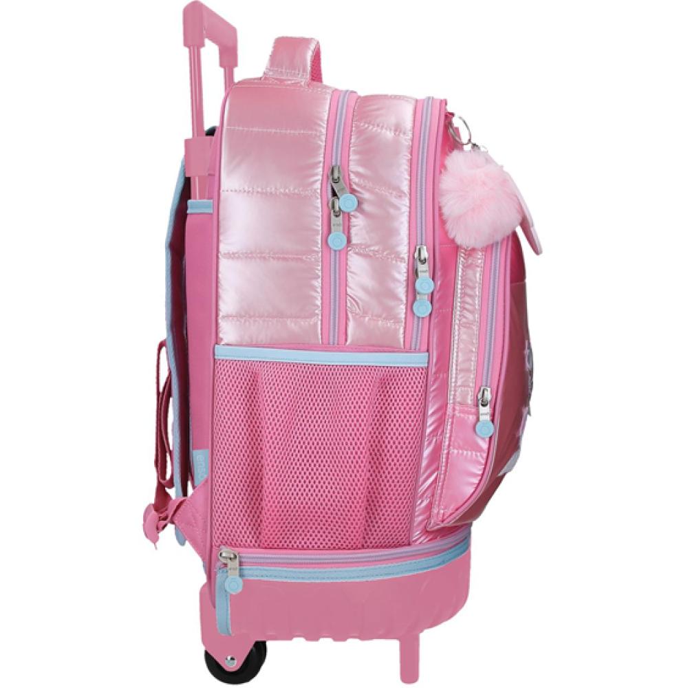 Ranac za školu 43cm sa točkićima Enso Into The Wild pink 99829 - dodatni pogled