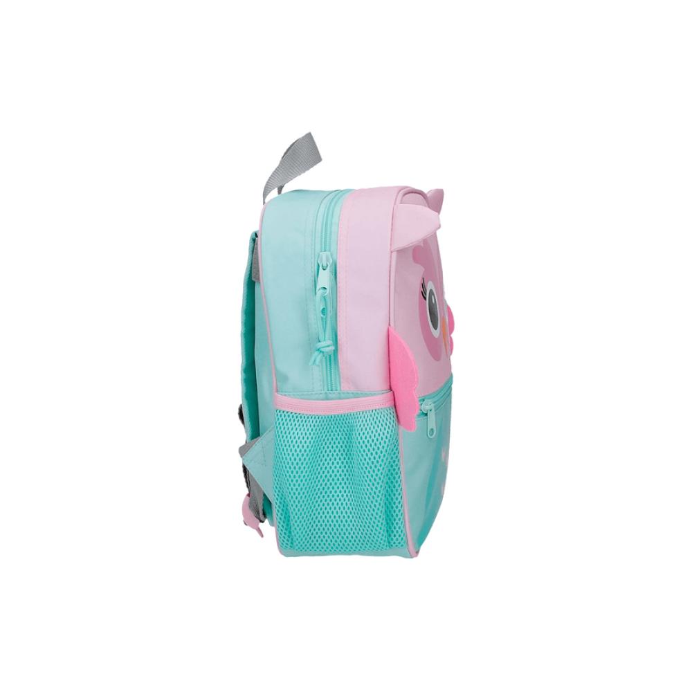 Ranac za vrtić 28cm Roll Road Happy Owl pink 49921 - dodatni pogled