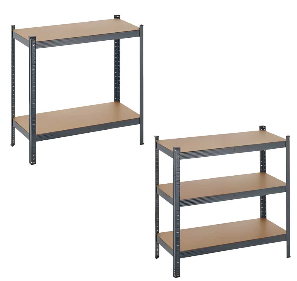 Metalni regal velike nosivosti 180×100×45 cm 5×175kg - dodatni pogled