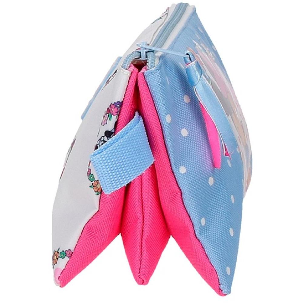 Pernica sa 3 pregrade Disney Minnie Flowers blue 43143 - dodatni pogled
