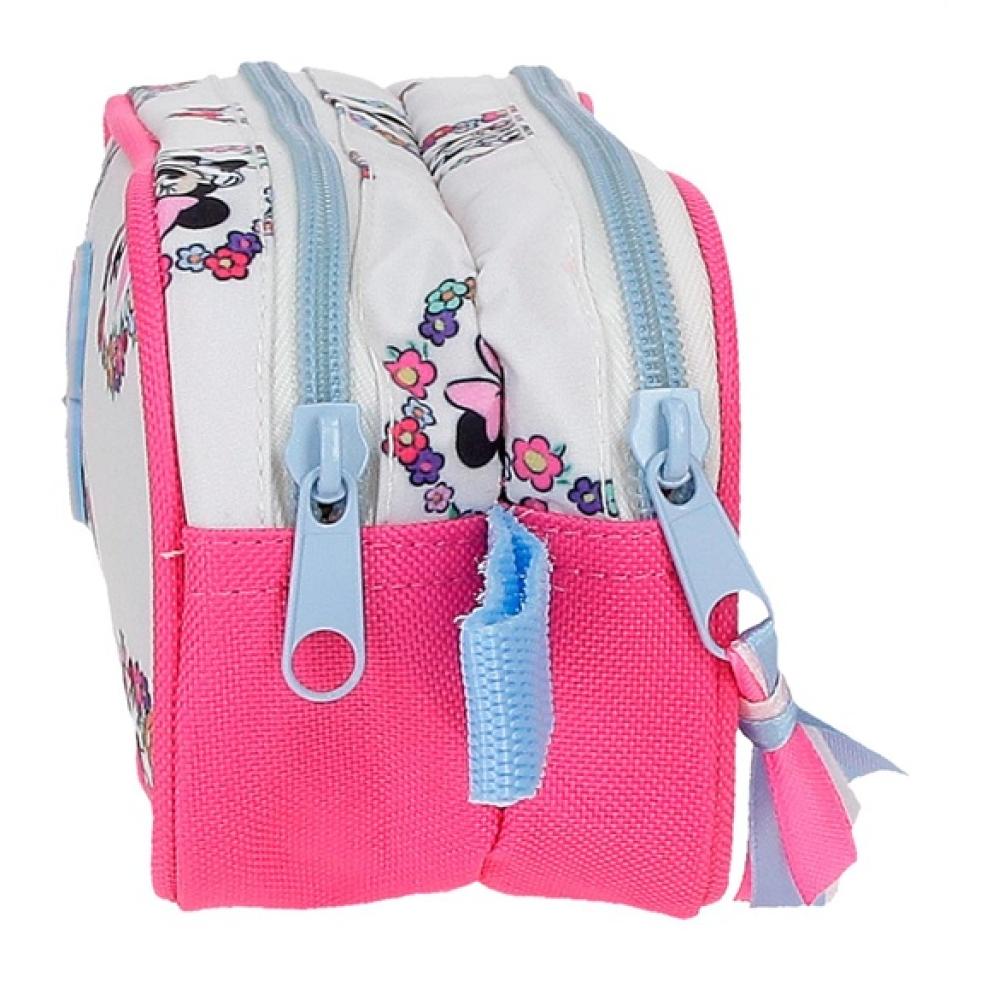 Pernica sa 2 pregrade Disney Minnie Flowers blue 43142 - dodatni pogled