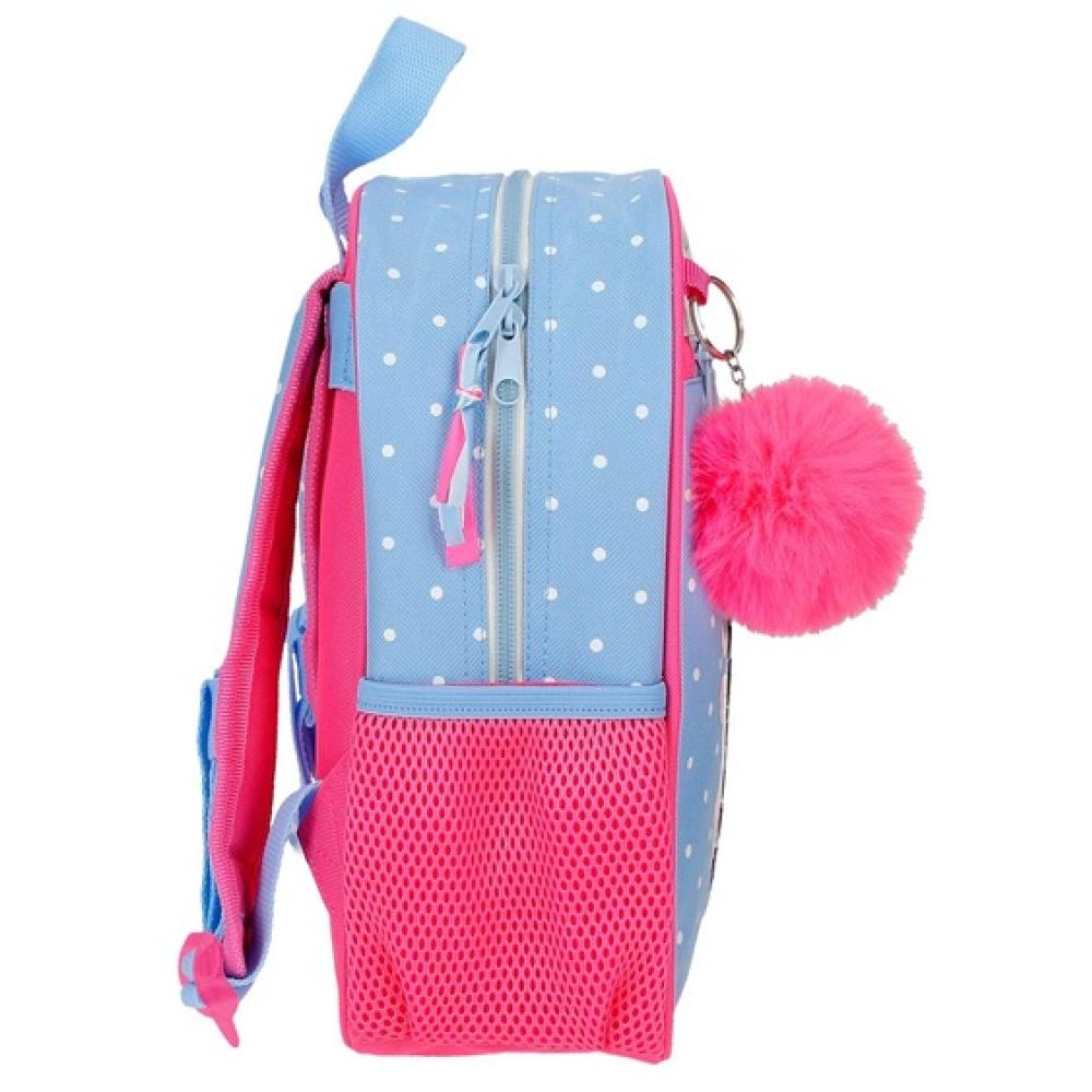Ranac za vrtić 28cm Disney Minnie Flowers blue 43121 - dodatni pogled