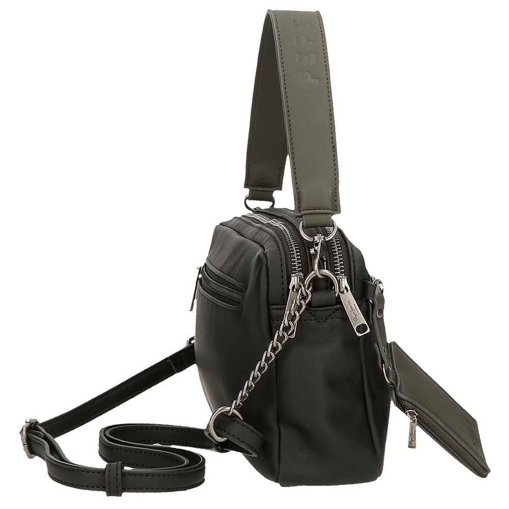 Pepe Jeans Ženska torba sa dva odeljka Piere black 71953 - dodatni pogled