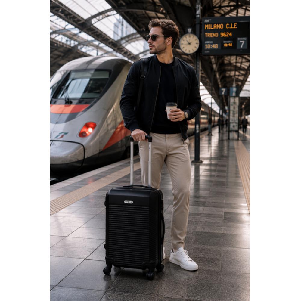 Putni kabinski ABS kofer 55cm Enova Capri navy 524210 - dodatni pogled