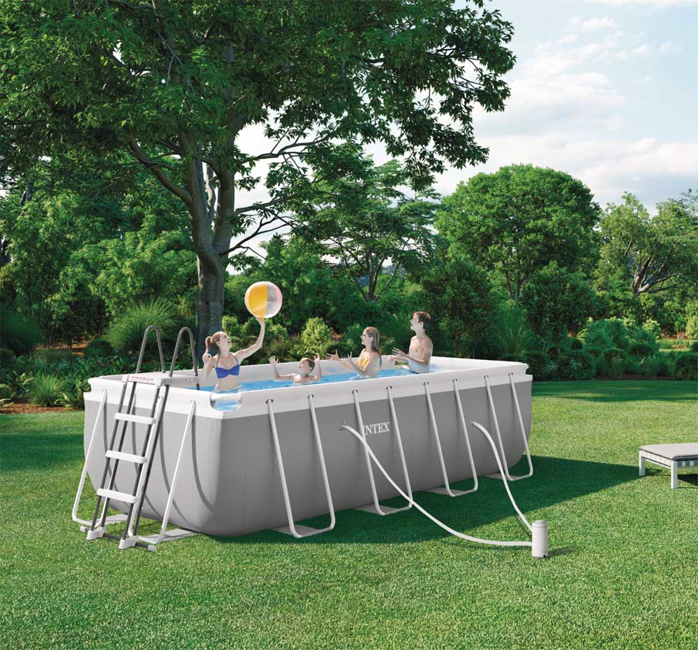 Intex Prism Frame Pravougaoni bazen sa pumpom i merdevinama 400x200x122cm 26790 - dodatni pogled
