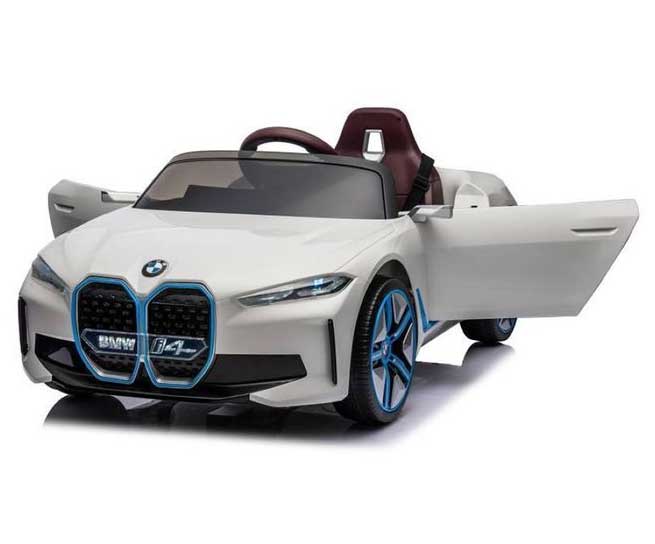 Dečiji automobil na baterije BMW i4 Sa daljinskim upravljačem Beli - dodatni pogled
