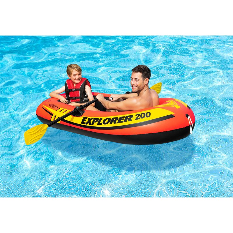 Čamac Intex Explorer sa veslima i pumpom TM 200 boat SET - dodatni pogled