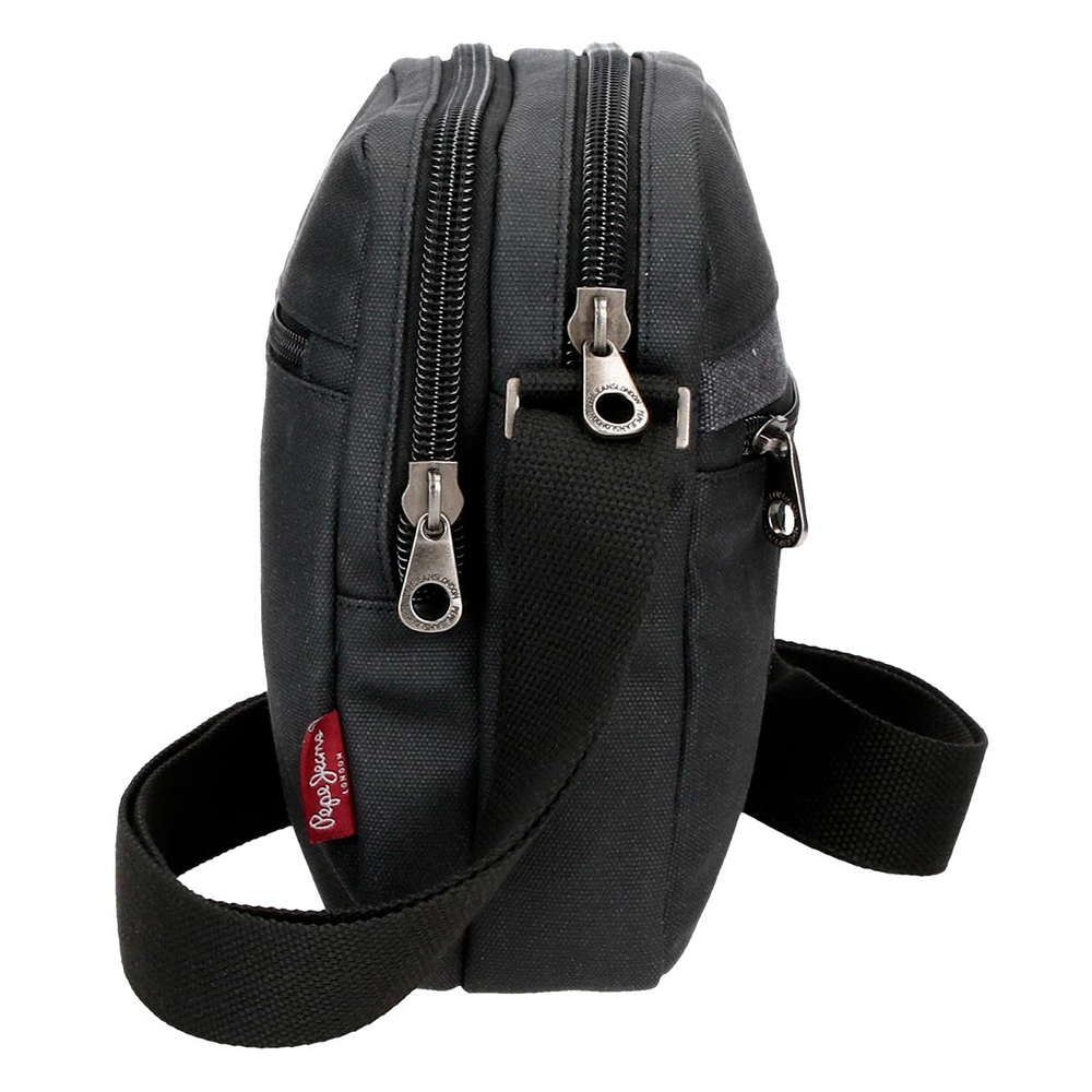 Pepe Jeans Muška torbica 22cm sa dve pregrade Court black 71355 - dodatni pogled