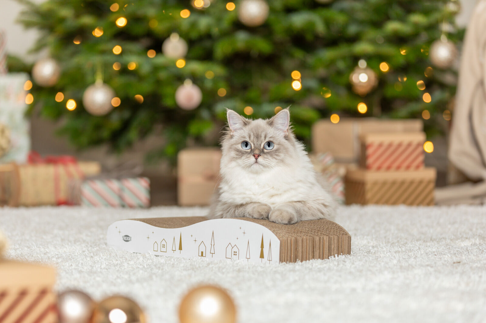 Kartonska grebalica za mačke 43cm Xmas TRIXIE 92017 - dodatni pogled