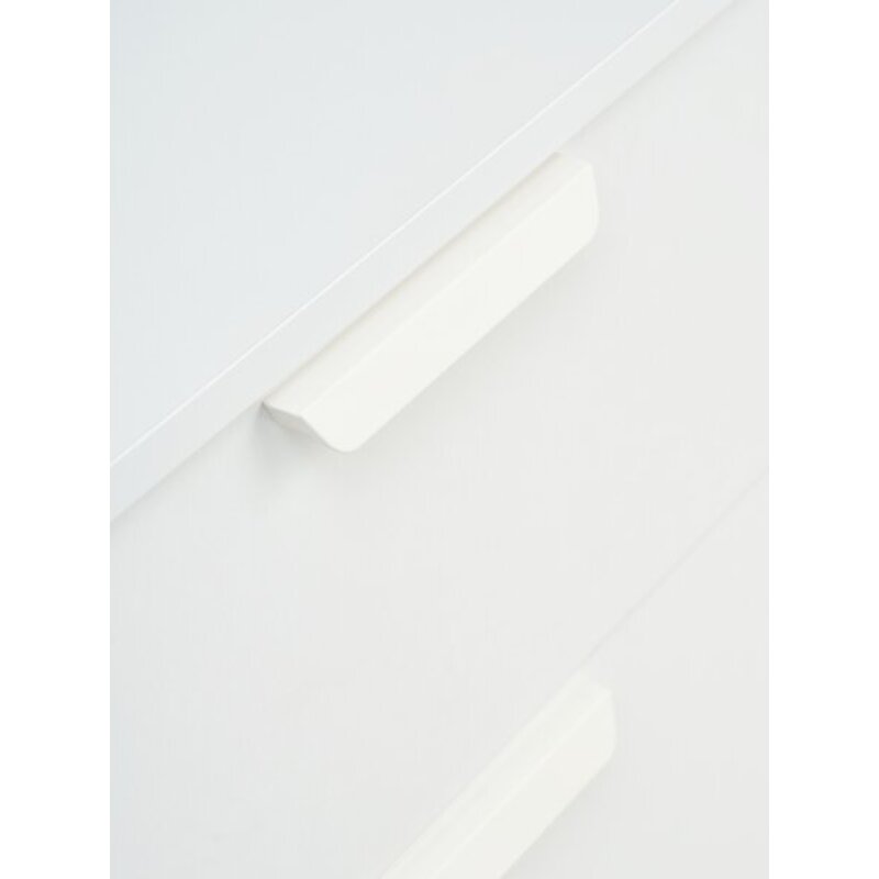 Komoda JENSLEV 4+4 fioke, bela, 139x89x36 cm - dodatni pogled